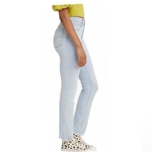 NWT Levi’s High Rise Straight Jeans 724 Hypersoft Raw Hem 18W 20W 24W $70 New